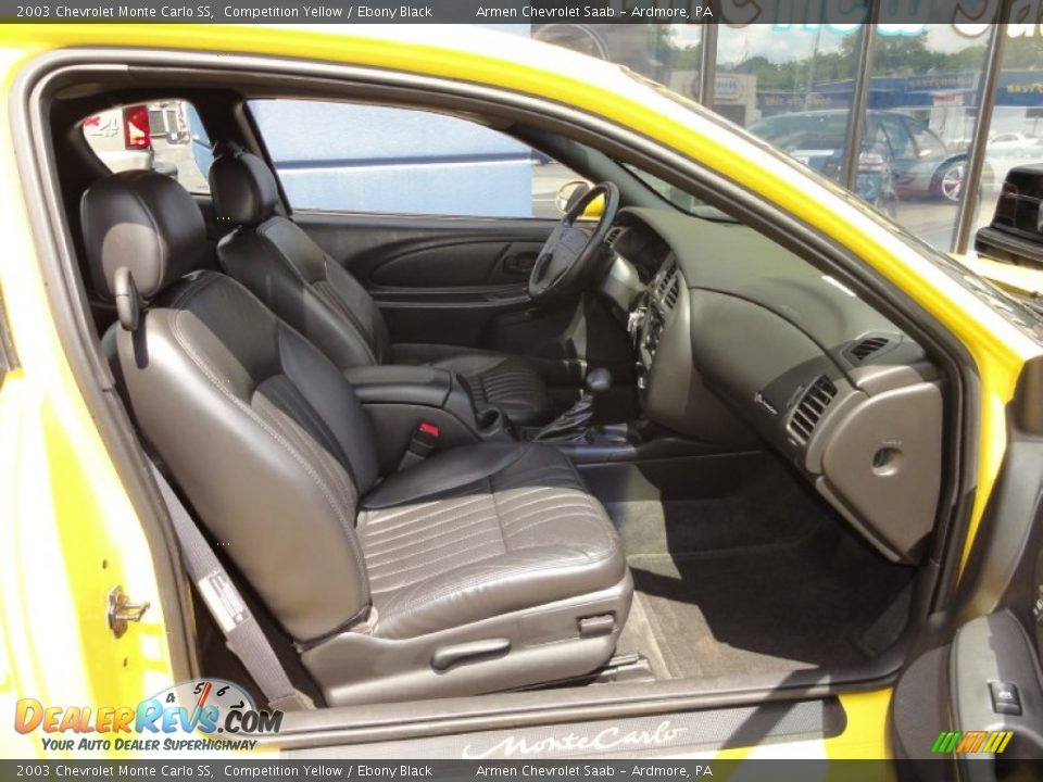 2003 Chevrolet Monte Carlo SS Competition Yellow / Ebony Black Photo #18