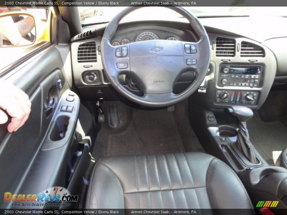 2003 Chevrolet Monte Carlo SS Competition Yellow / Ebony Black Photo #24