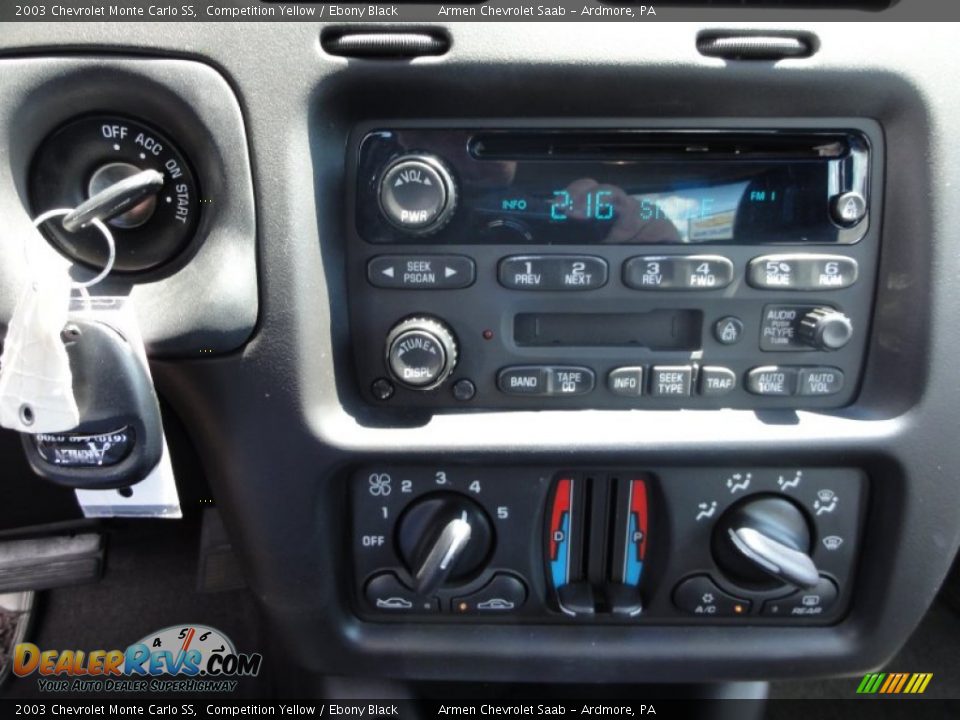 2003 Chevrolet Monte Carlo SS Competition Yellow / Ebony Black Photo #29