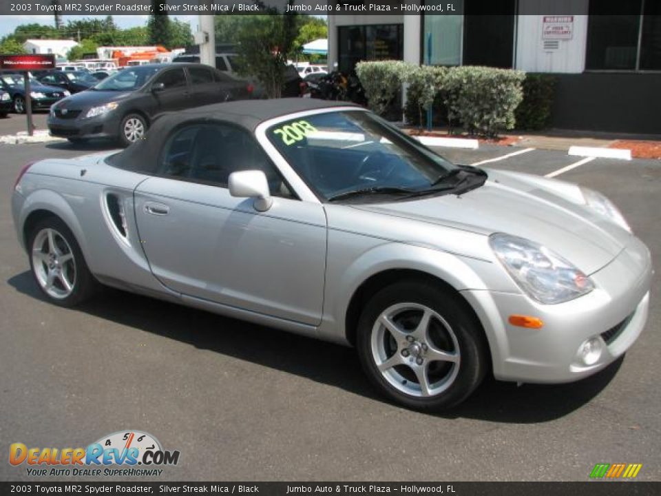 Front 3/4 View of 2003 Toyota MR2 Spyder Roadster Photo #2
