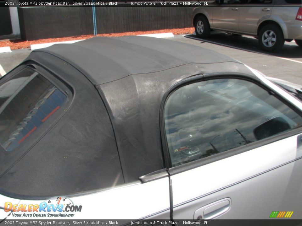 2003 Toyota MR2 Spyder Roadster Silver Streak Mica / Black Photo #3