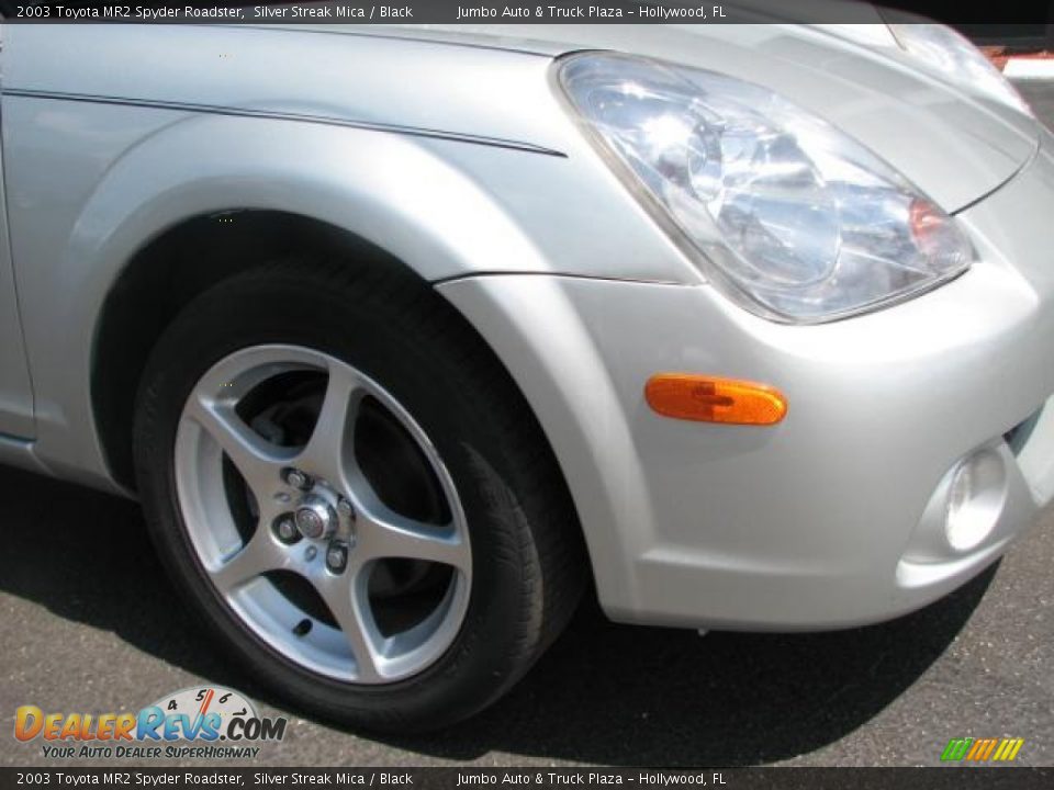 2003 Toyota MR2 Spyder Roadster Silver Streak Mica / Black Photo #4