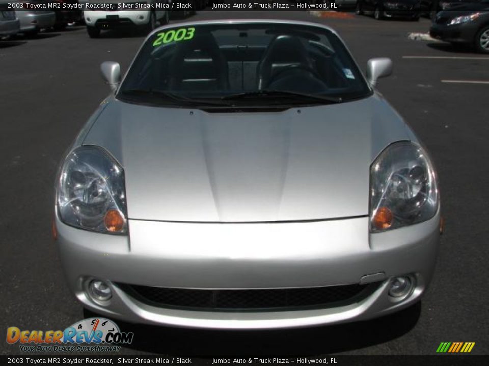 2003 Toyota MR2 Spyder Roadster Silver Streak Mica / Black Photo #5