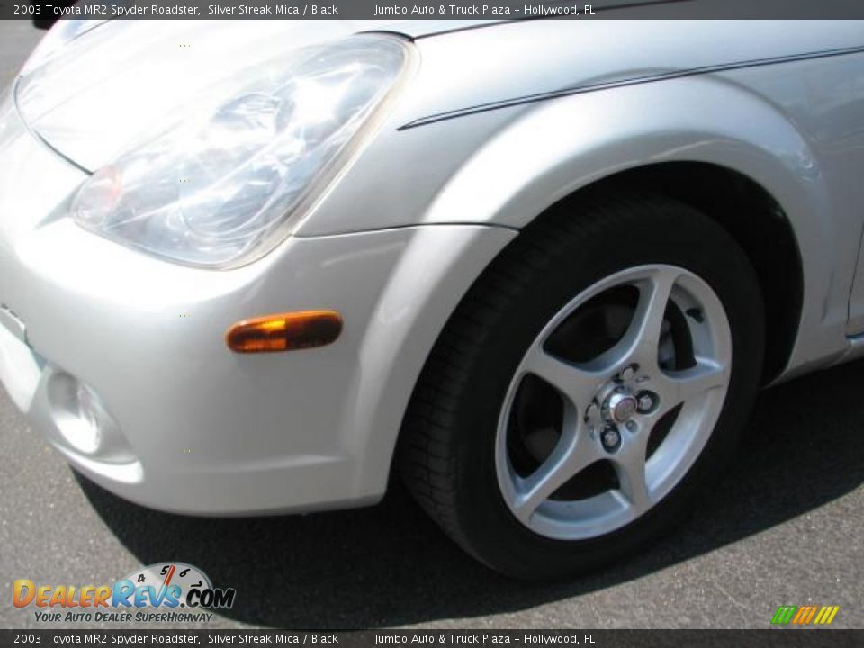 2003 Toyota MR2 Spyder Roadster Silver Streak Mica / Black Photo #6