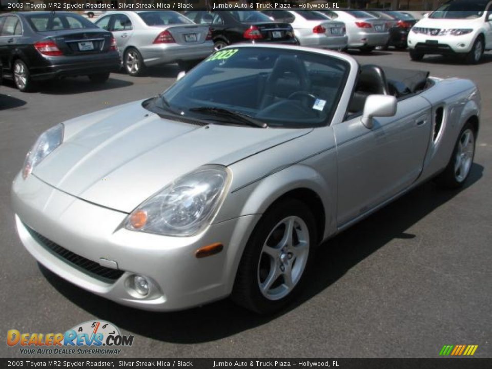 Front 3/4 View of 2003 Toyota MR2 Spyder Roadster Photo #7
