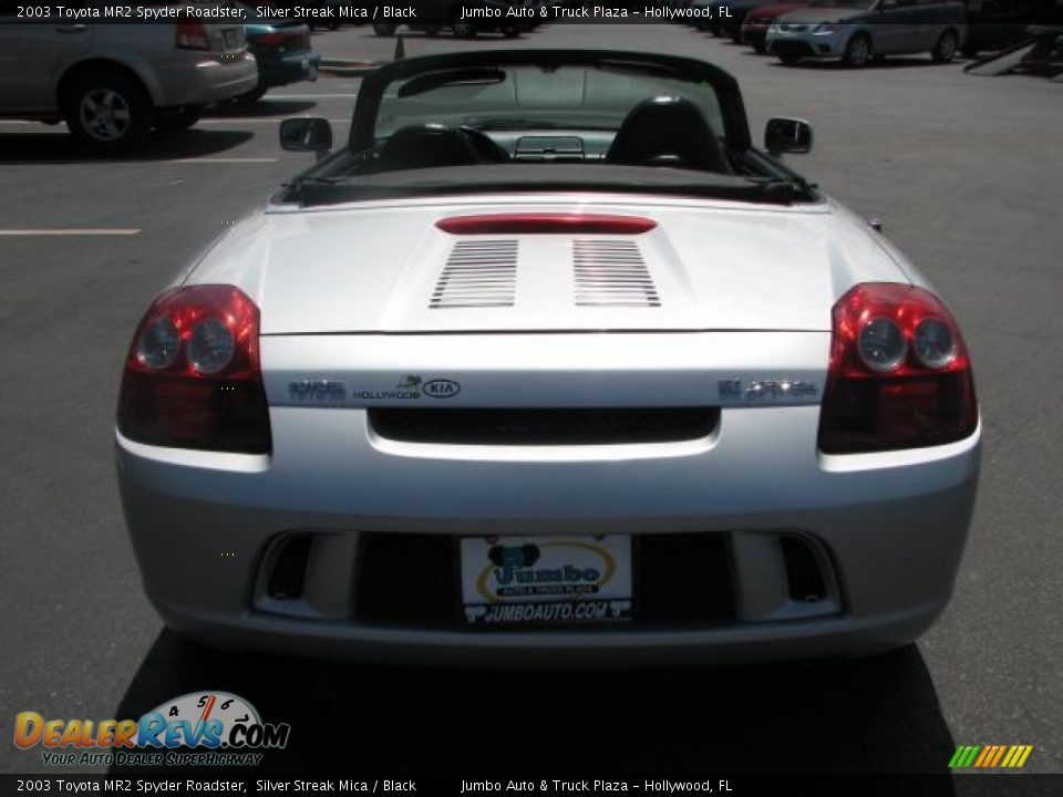 2003 Toyota MR2 Spyder Roadster Silver Streak Mica / Black Photo #10
