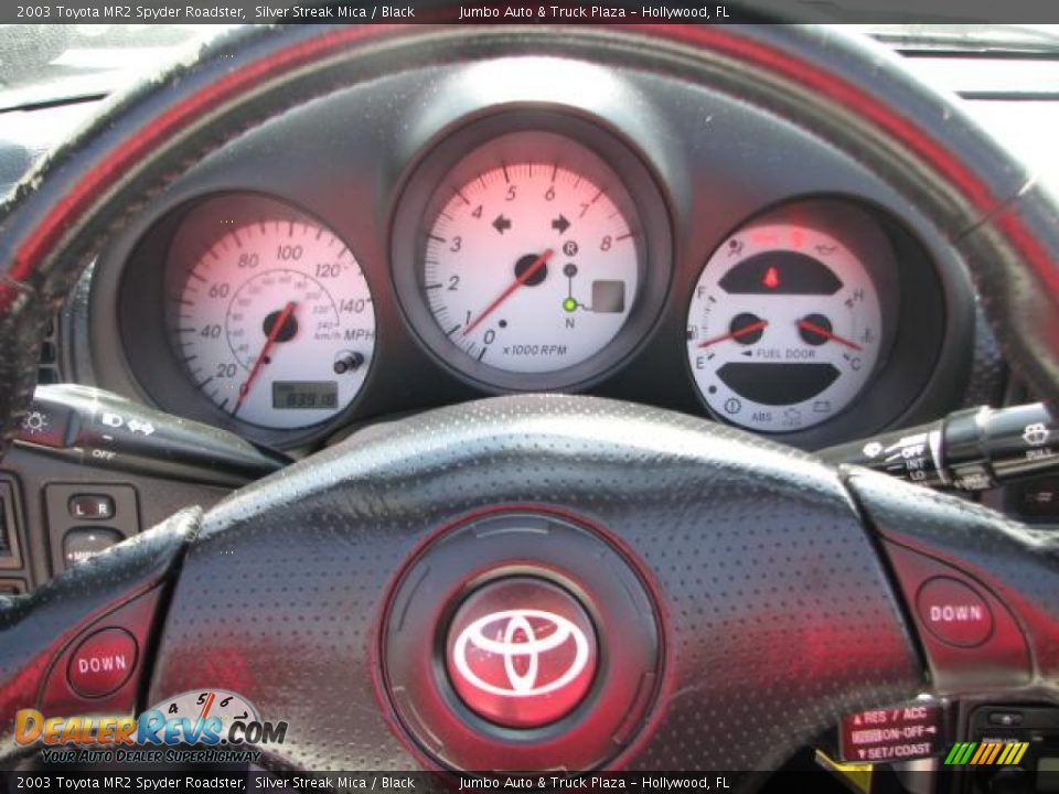 2003 Toyota MR2 Spyder Roadster Gauges Photo #17