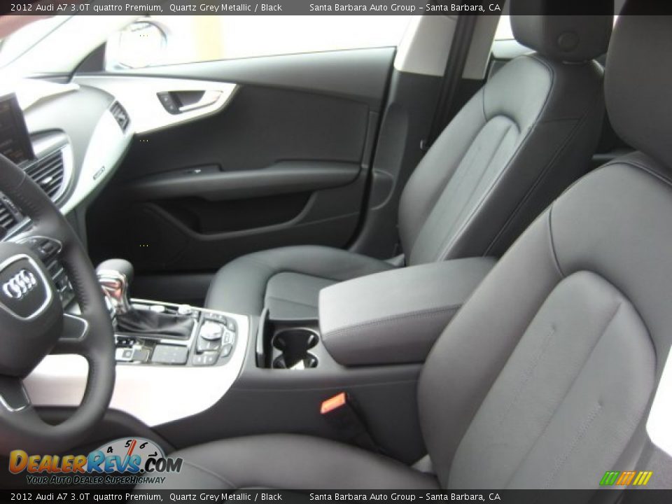 Black Interior - 2012 Audi A7 3.0T quattro Premium Photo #5