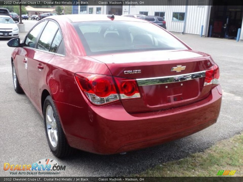 2012 Chevrolet Cruze LT Crystal Red Metallic / Jet Black Photo #4