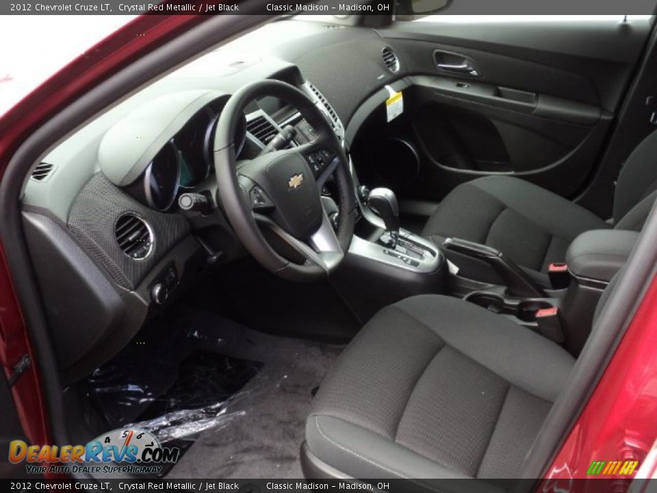 Jet Black Interior - 2012 Chevrolet Cruze LT Photo #7