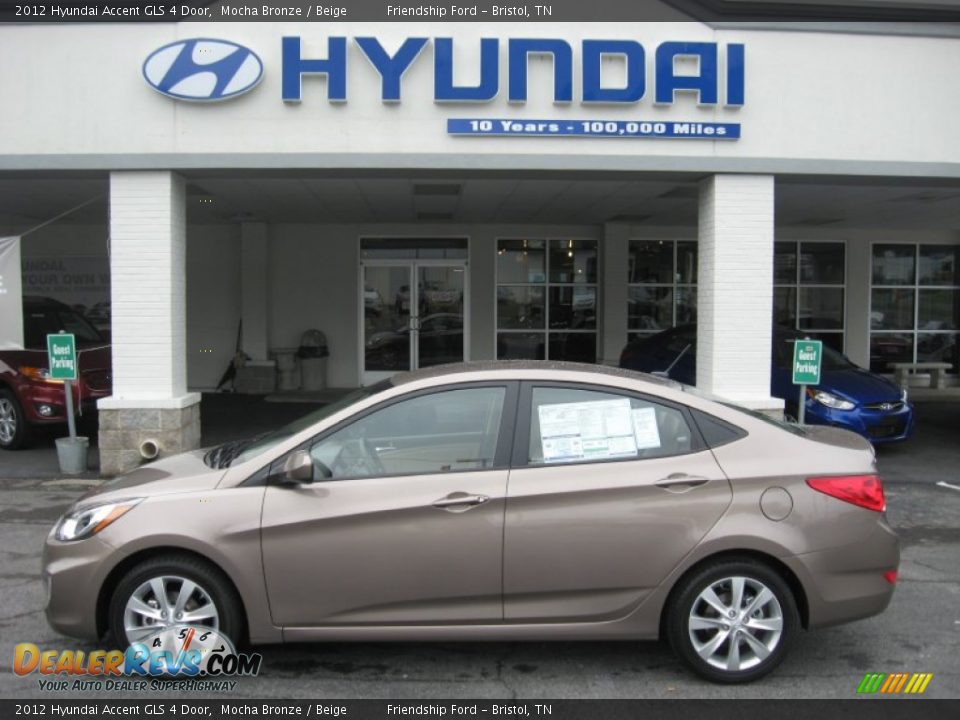Mocha Bronze 2012 Hyundai Accent GLS 4 Door Photo #1