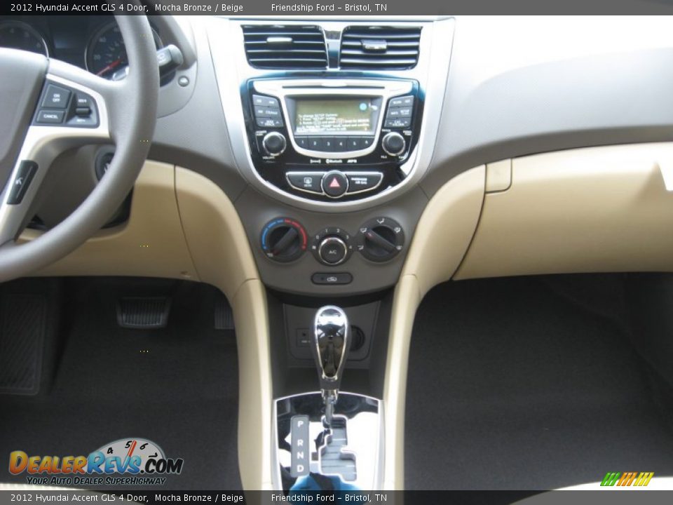 2012 Hyundai Accent GLS 4 Door Mocha Bronze / Beige Photo #23