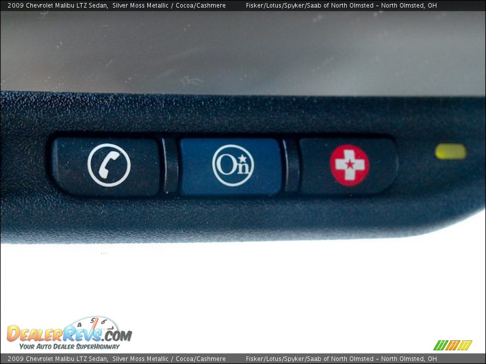 2009 Chevrolet Malibu LTZ Sedan Silver Moss Metallic / Cocoa/Cashmere Photo #14