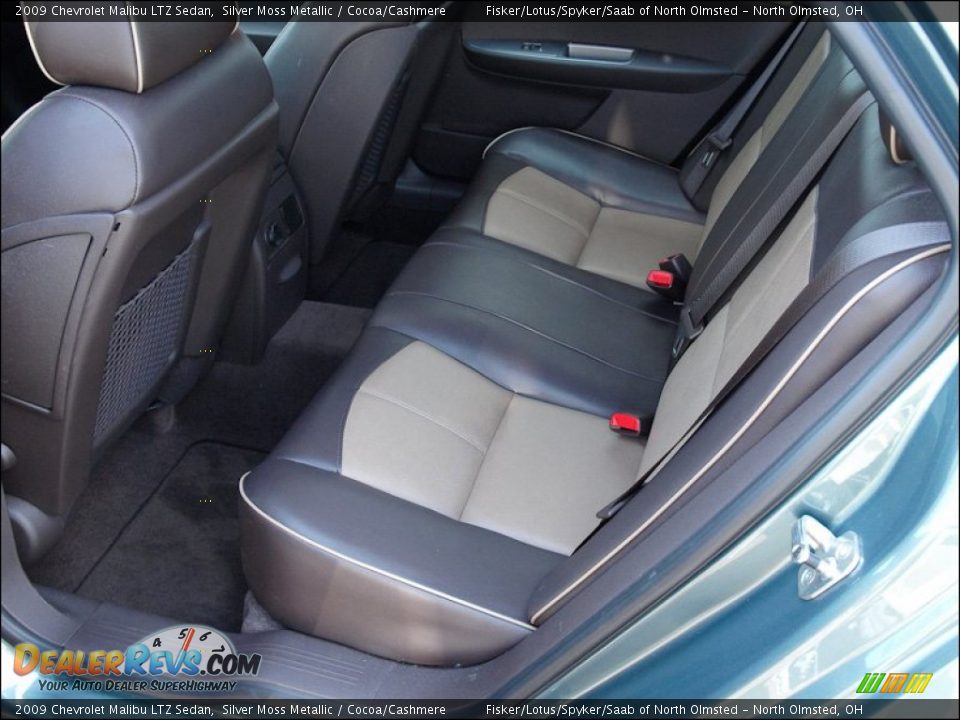2009 Chevrolet Malibu LTZ Sedan Silver Moss Metallic / Cocoa/Cashmere Photo #15