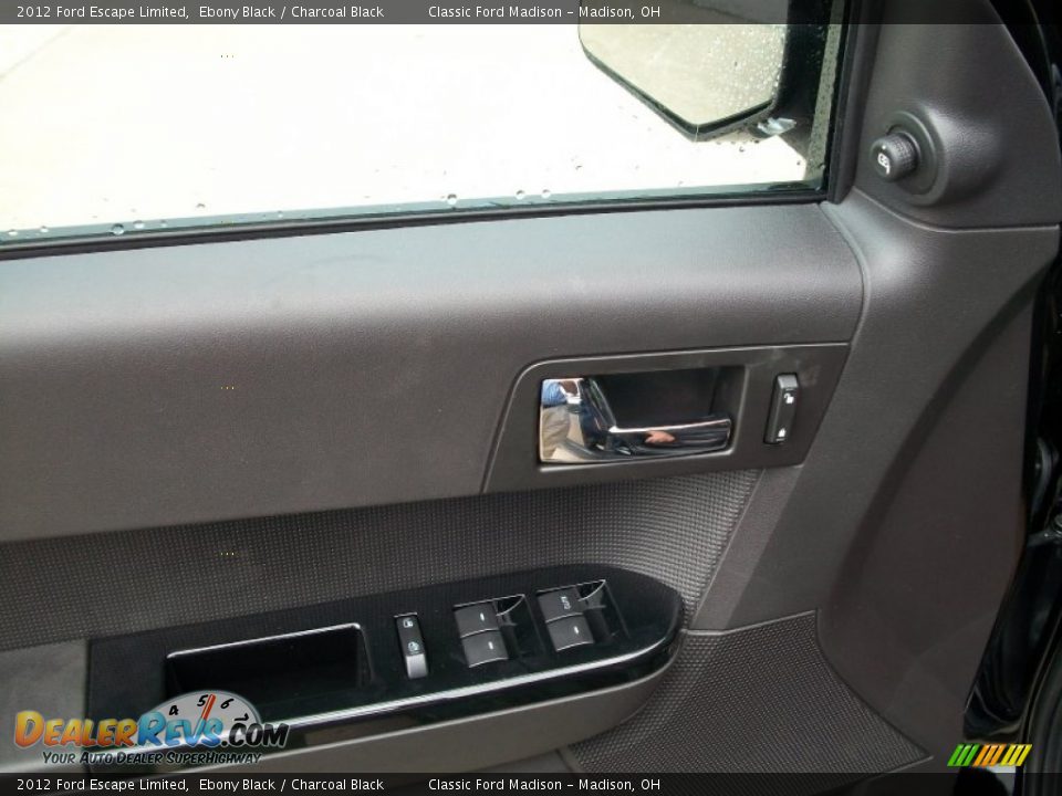 2012 Ford Escape Limited Ebony Black / Charcoal Black Photo #9