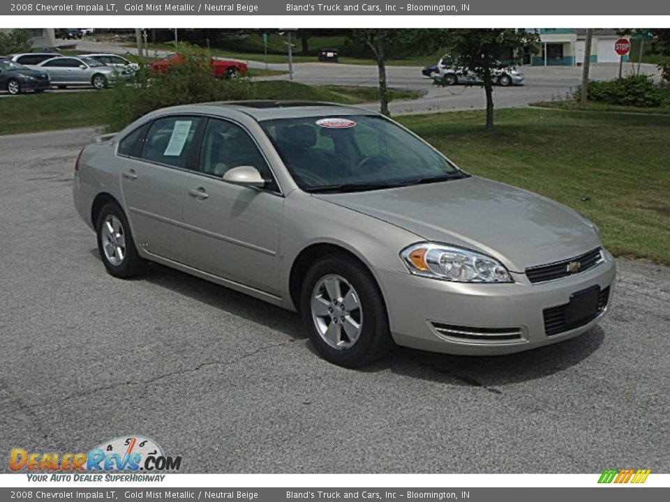 2008 Chevrolet Impala LT Gold Mist Metallic / Neutral Beige Photo #1