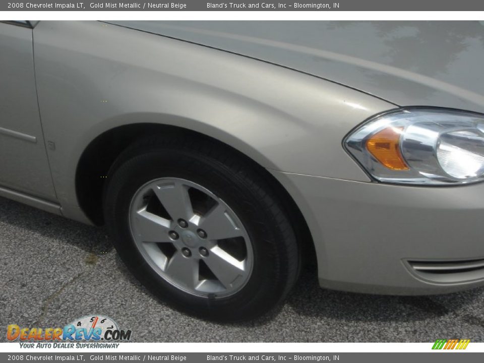 2008 Chevrolet Impala LT Gold Mist Metallic / Neutral Beige Photo #3
