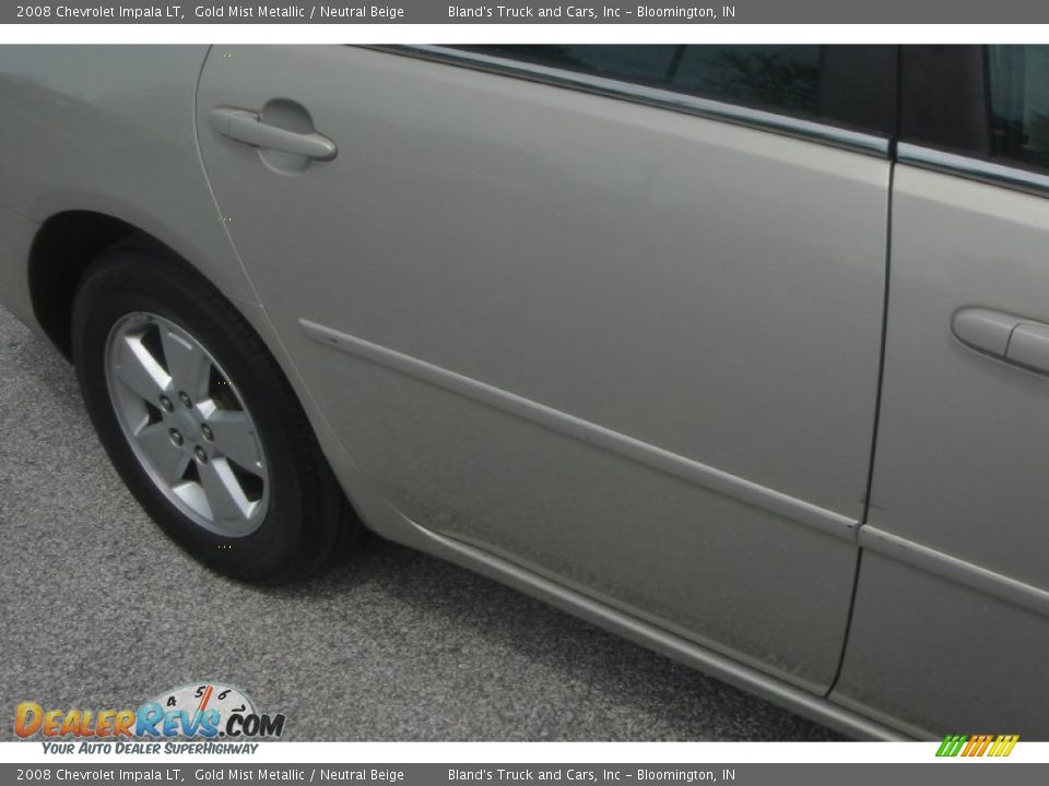 2008 Chevrolet Impala LT Gold Mist Metallic / Neutral Beige Photo #5