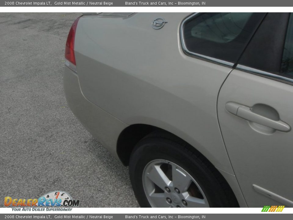 2008 Chevrolet Impala LT Gold Mist Metallic / Neutral Beige Photo #6