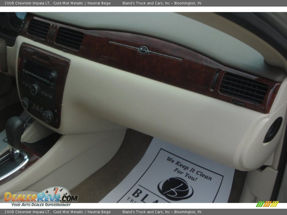 2008 Chevrolet Impala LT Gold Mist Metallic / Neutral Beige Photo #8