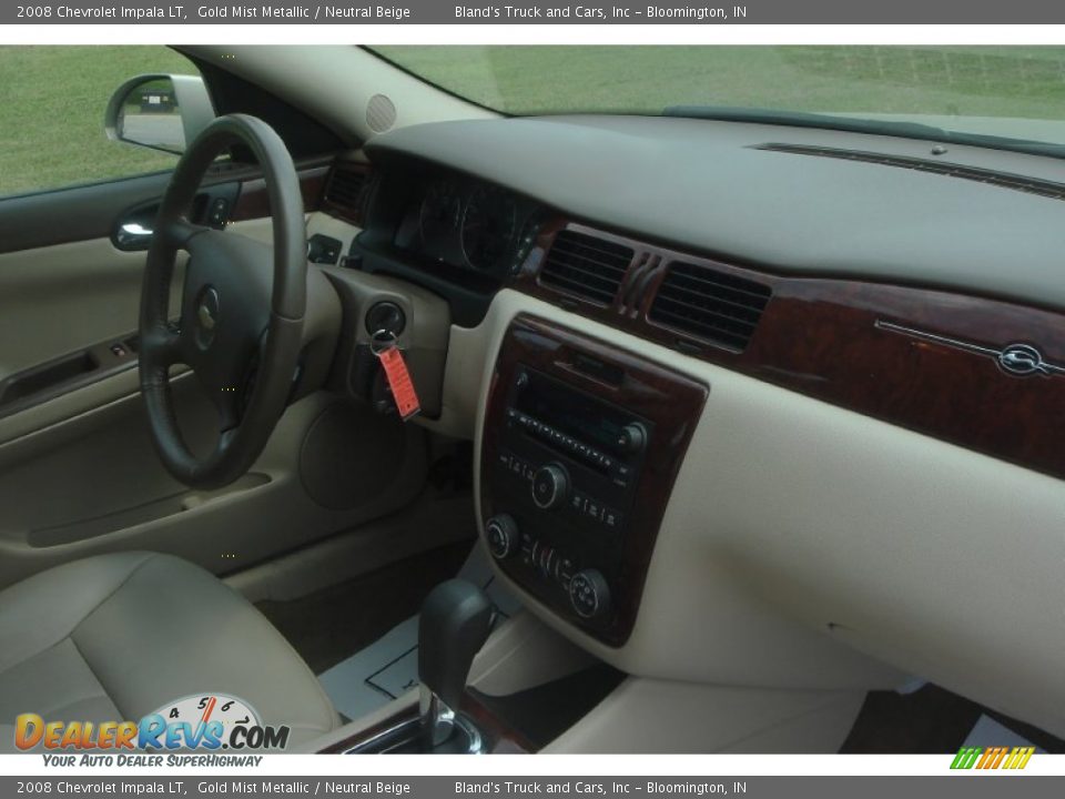 2008 Chevrolet Impala LT Gold Mist Metallic / Neutral Beige Photo #9