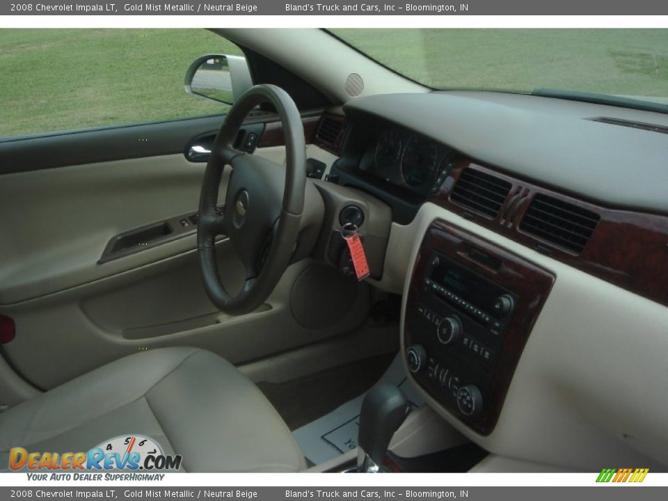 2008 Chevrolet Impala LT Gold Mist Metallic / Neutral Beige Photo #10