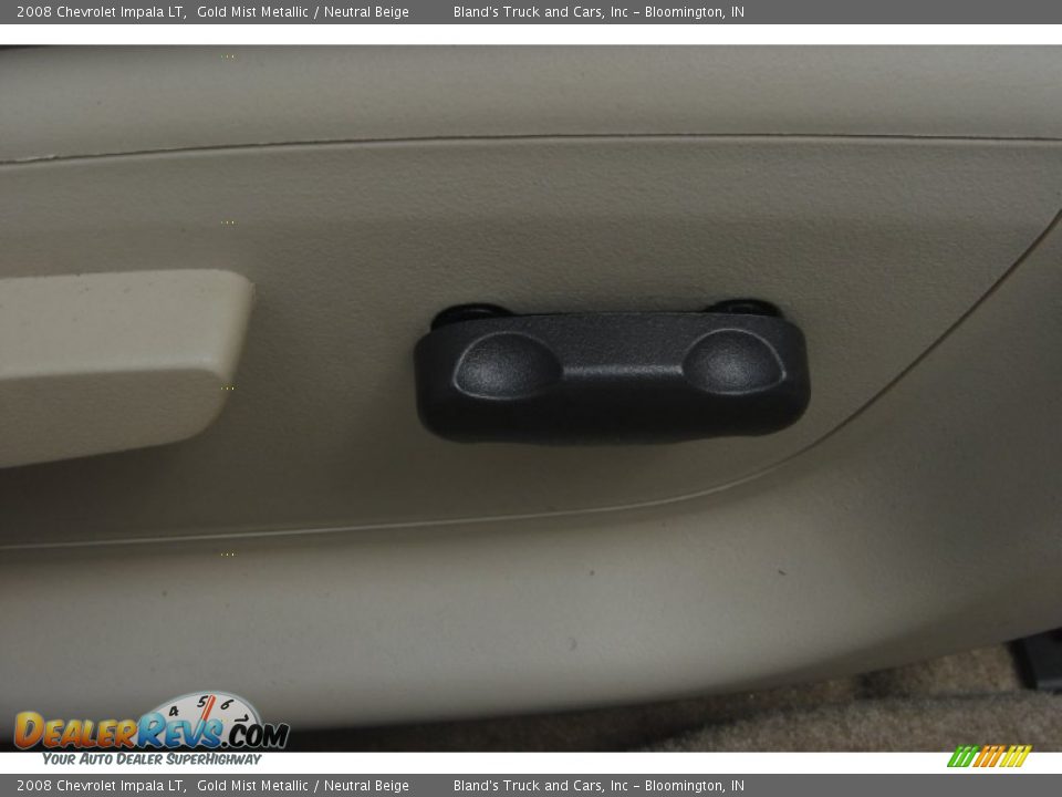 2008 Chevrolet Impala LT Gold Mist Metallic / Neutral Beige Photo #12