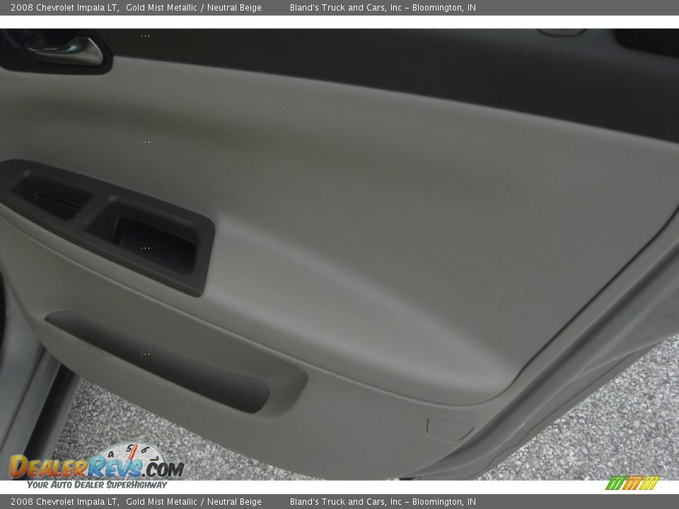 2008 Chevrolet Impala LT Gold Mist Metallic / Neutral Beige Photo #13