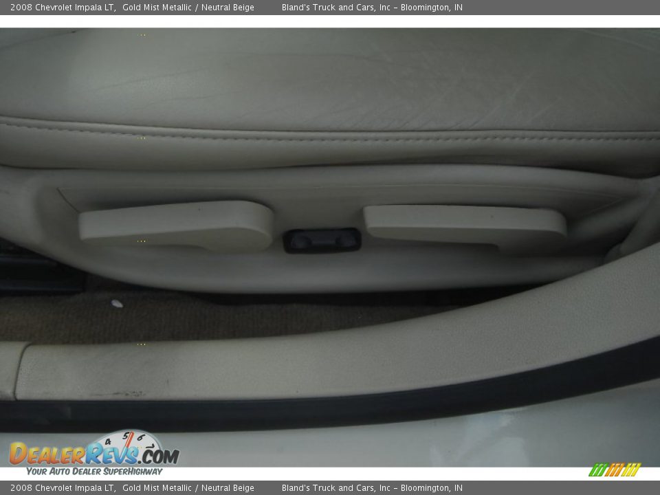 2008 Chevrolet Impala LT Gold Mist Metallic / Neutral Beige Photo #18