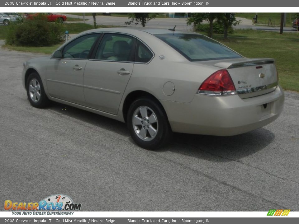 2008 Chevrolet Impala LT Gold Mist Metallic / Neutral Beige Photo #29