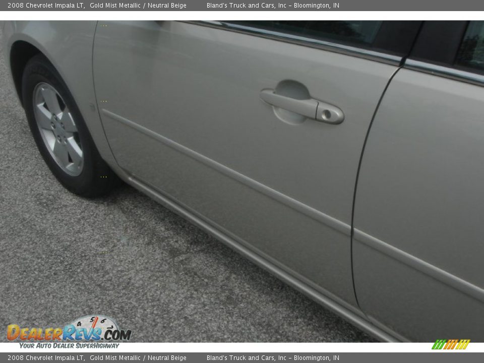 2008 Chevrolet Impala LT Gold Mist Metallic / Neutral Beige Photo #32