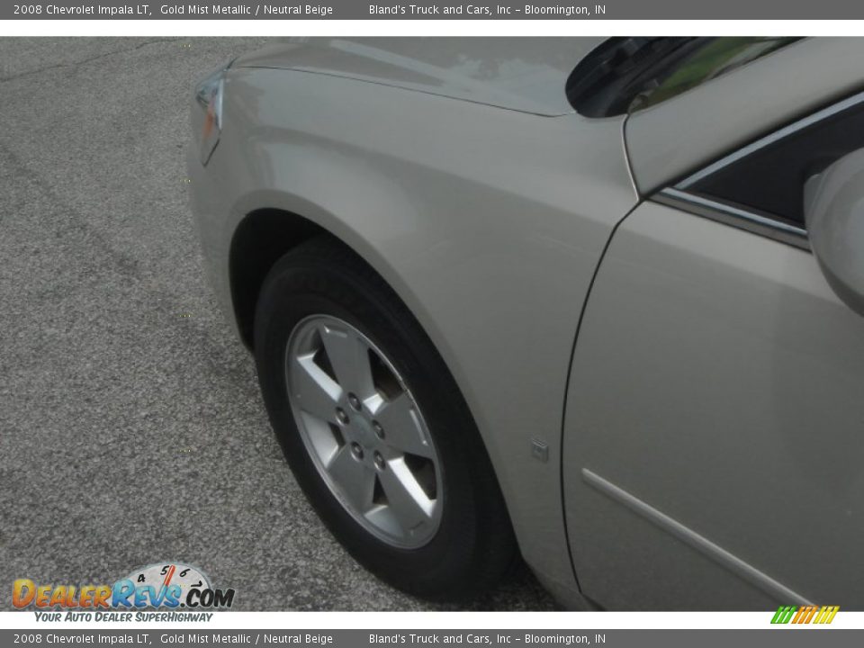 2008 Chevrolet Impala LT Gold Mist Metallic / Neutral Beige Photo #33