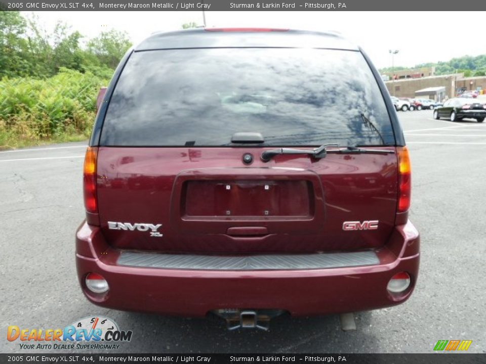 2005 GMC Envoy XL SLT 4x4 Monterey Maroon Metallic / Light Gray Photo #3