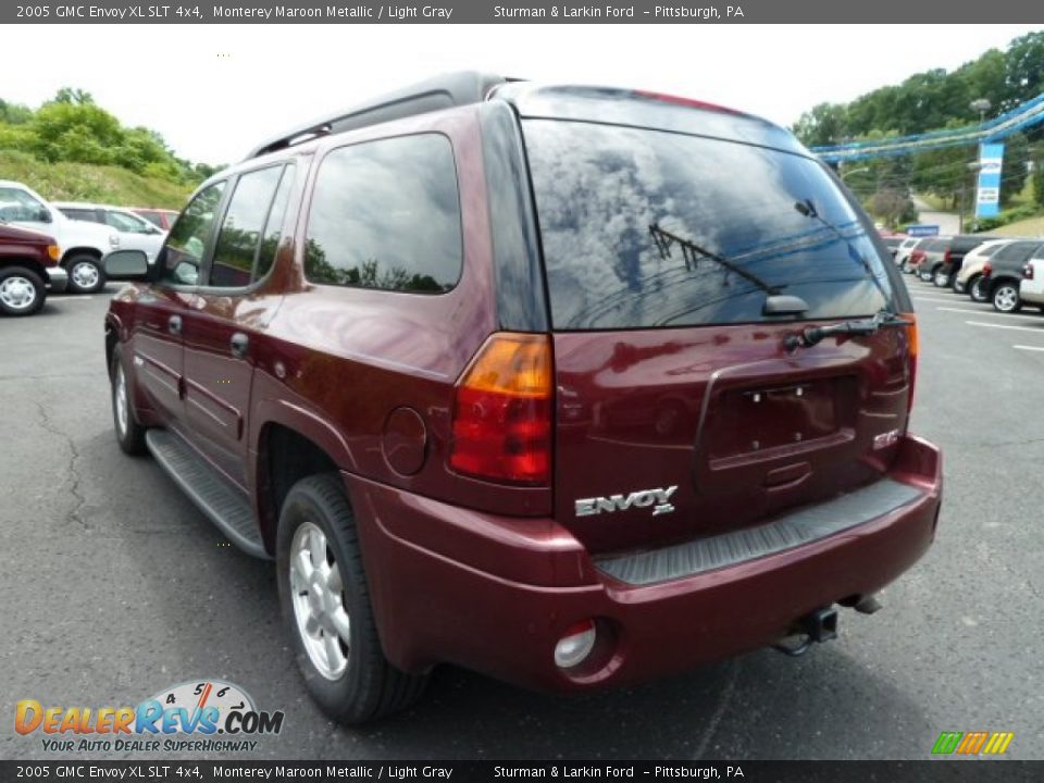 2005 GMC Envoy XL SLT 4x4 Monterey Maroon Metallic / Light Gray Photo #4