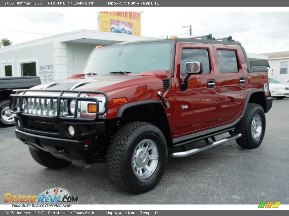 2005 Hummer H2 SUT Red Metallic / Ebony Black Photo #1