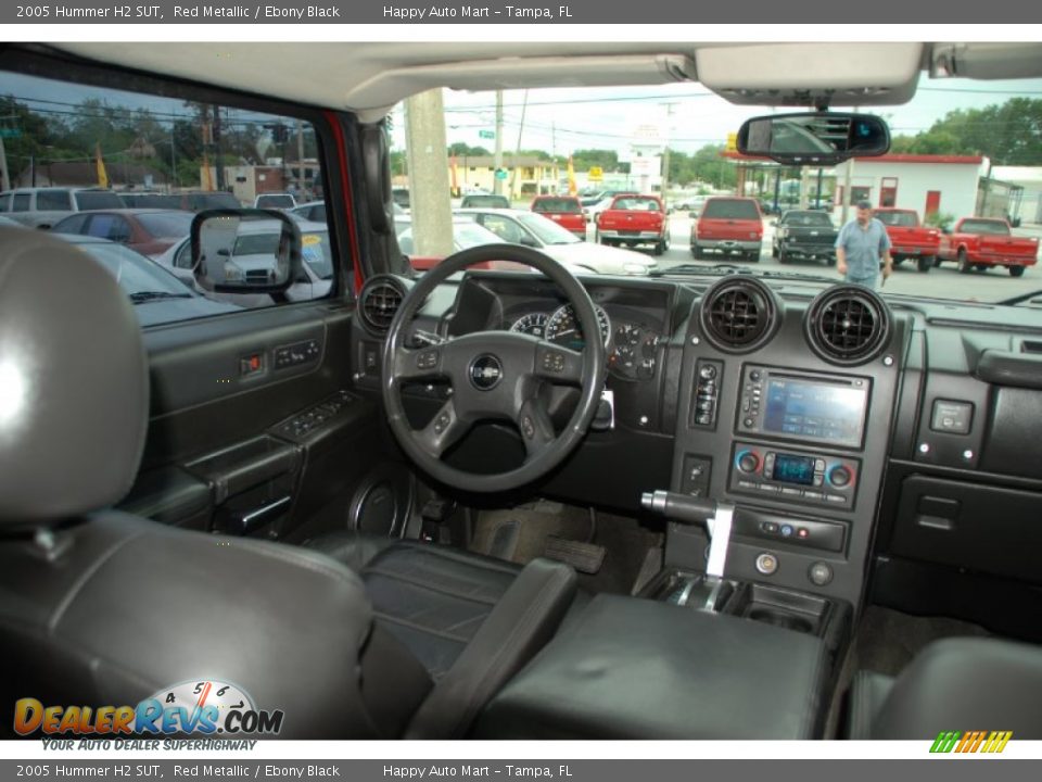 2005 Hummer H2 SUT Red Metallic / Ebony Black Photo #7