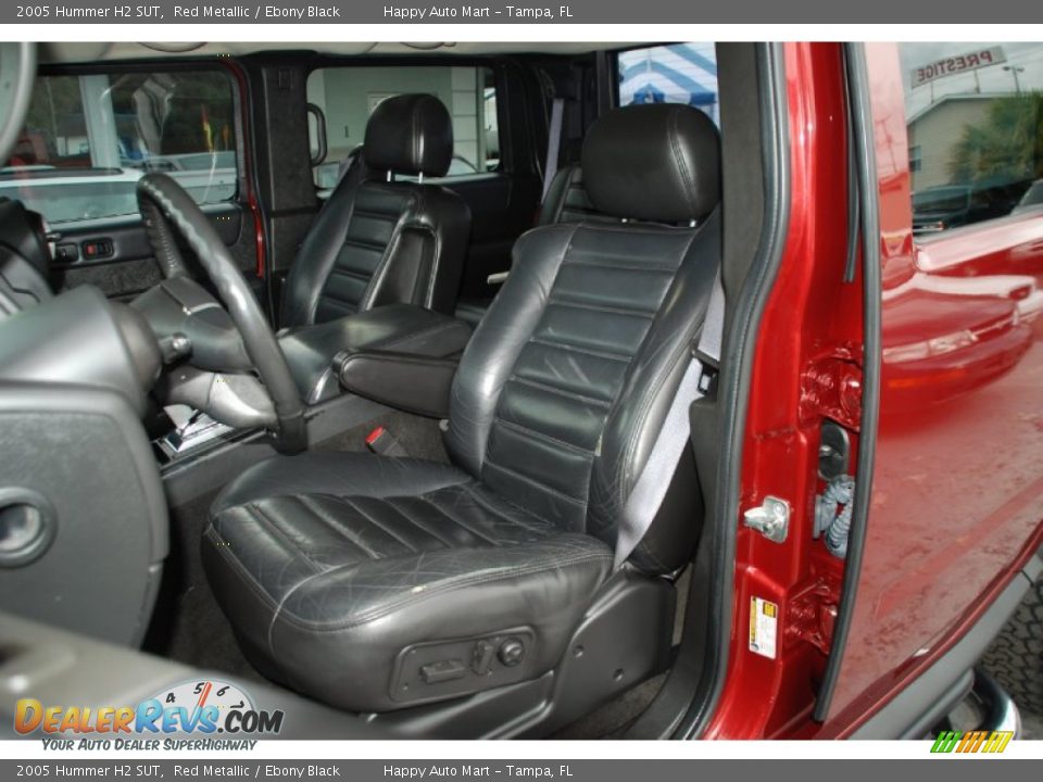 2005 Hummer H2 SUT Red Metallic / Ebony Black Photo #8