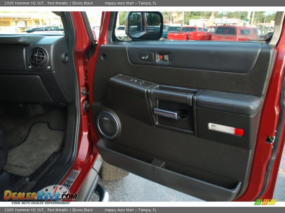 2005 Hummer H2 SUT Red Metallic / Ebony Black Photo #30