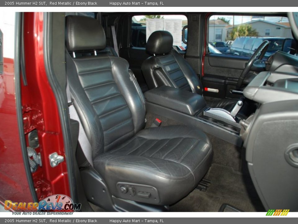 2005 Hummer H2 SUT Red Metallic / Ebony Black Photo #31