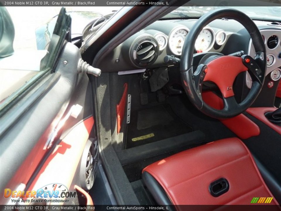 Black/Red Interior - 2004 Noble M12 GTO 3R Photo #16