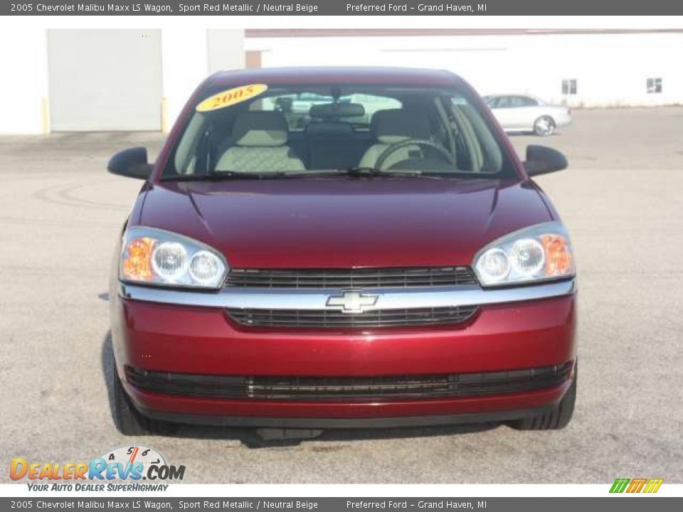 2005 Chevrolet Malibu Maxx LS Wagon Sport Red Metallic / Neutral Beige Photo #2