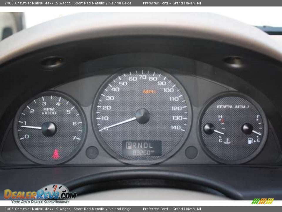 2005 Chevrolet Malibu Maxx LS Wagon Gauges Photo #10