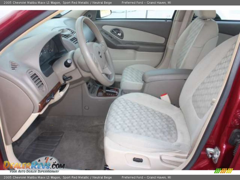 Neutral Beige Interior - 2005 Chevrolet Malibu Maxx LS Wagon Photo #12