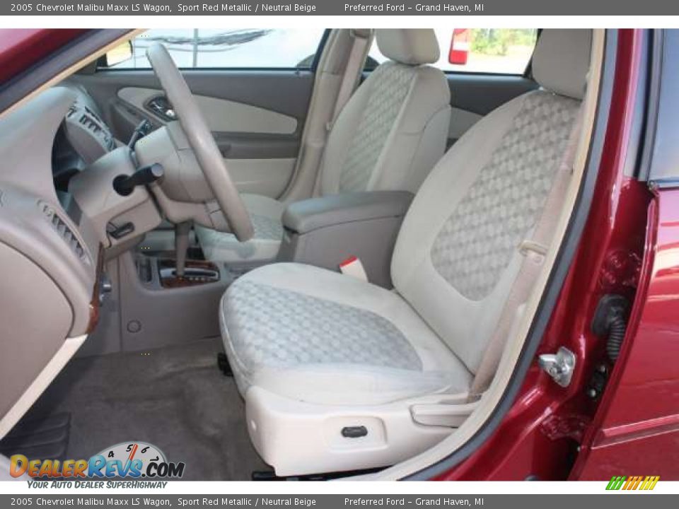 Neutral Beige Interior - 2005 Chevrolet Malibu Maxx LS Wagon Photo #13