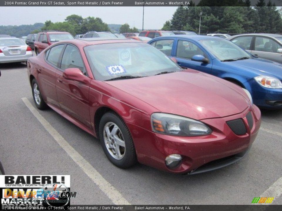 2004 Pontiac Grand Prix GT Sedan Sport Red Metallic / Dark Pewter Photo #1