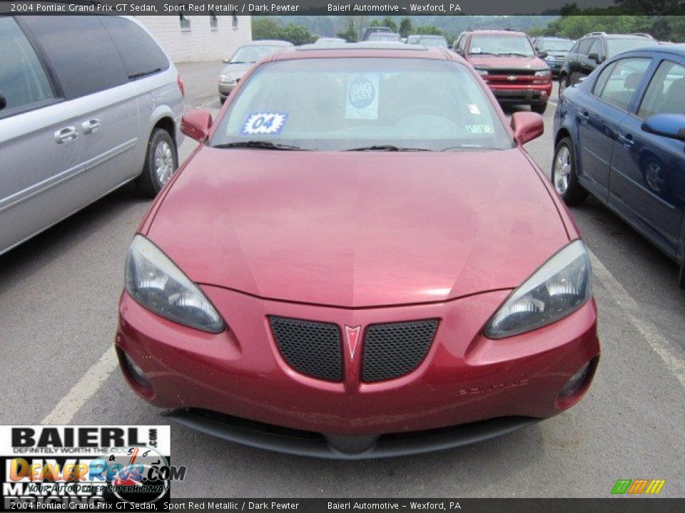 2004 Pontiac Grand Prix GT Sedan Sport Red Metallic / Dark Pewter Photo #2