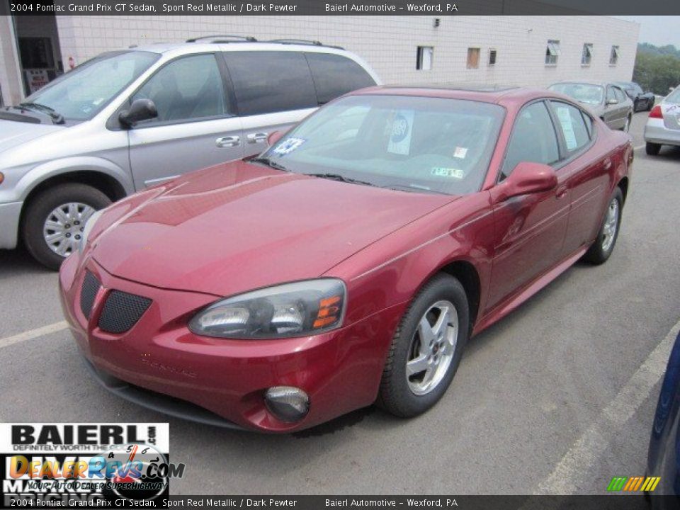 2004 Pontiac Grand Prix GT Sedan Sport Red Metallic / Dark Pewter Photo #3