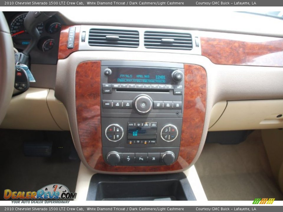 2010 Chevrolet Silverado 1500 LTZ Crew Cab White Diamond Tricoat / Dark Cashmere/Light Cashmere Photo #15