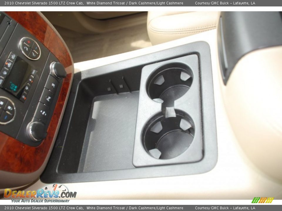 2010 Chevrolet Silverado 1500 LTZ Crew Cab White Diamond Tricoat / Dark Cashmere/Light Cashmere Photo #18