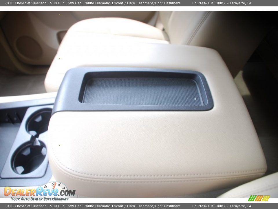 2010 Chevrolet Silverado 1500 LTZ Crew Cab White Diamond Tricoat / Dark Cashmere/Light Cashmere Photo #19